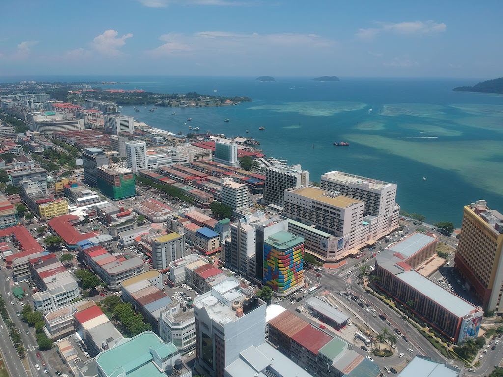 Kota Kinabalu City view